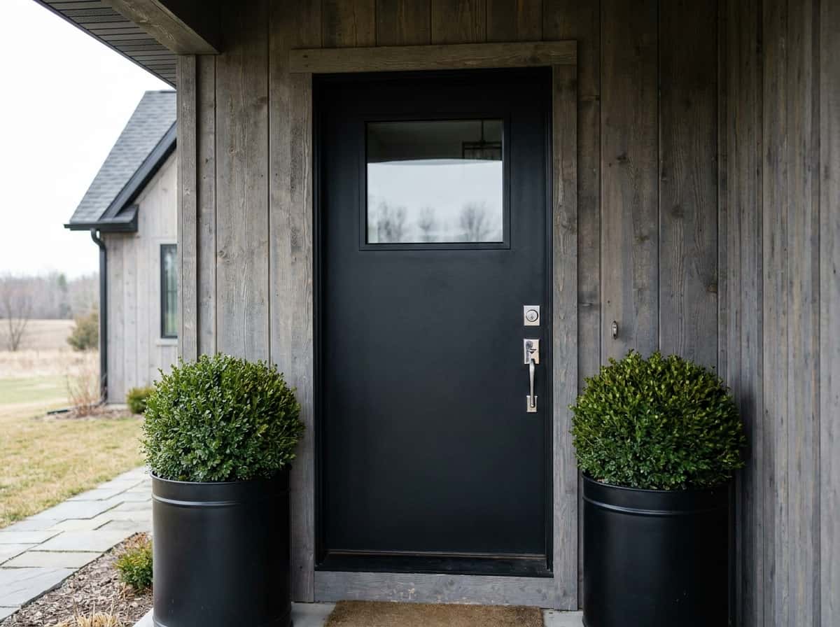 Smooth Exterior Steel Door view 2