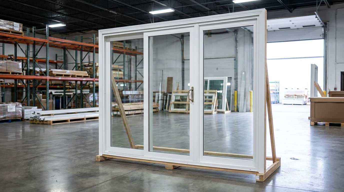 3-Panel Vinyl Sliding Patio Door view 1