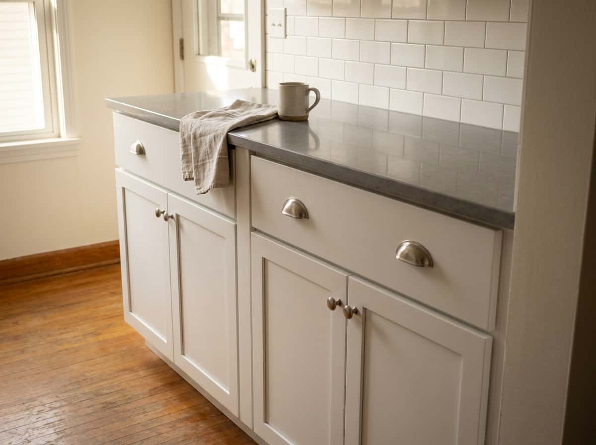 30" White Shaker Base Cabinet view 2