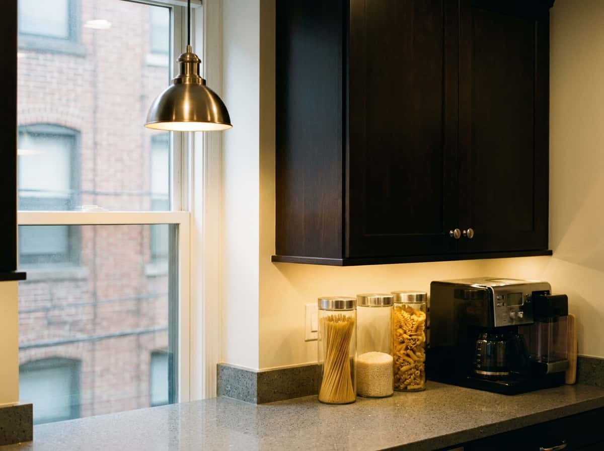 36" Espresso Wall Cabinet view 2