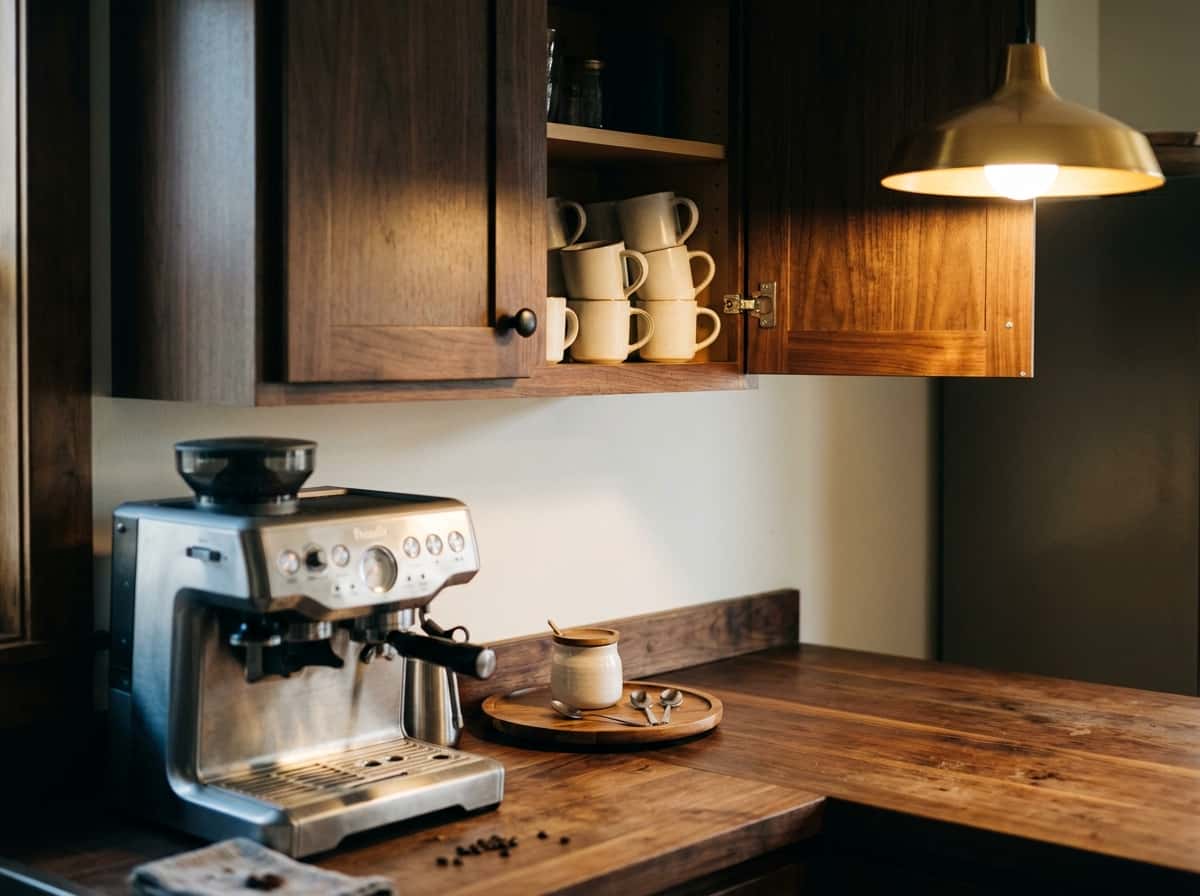 36" Espresso Wall Cabinet view 3