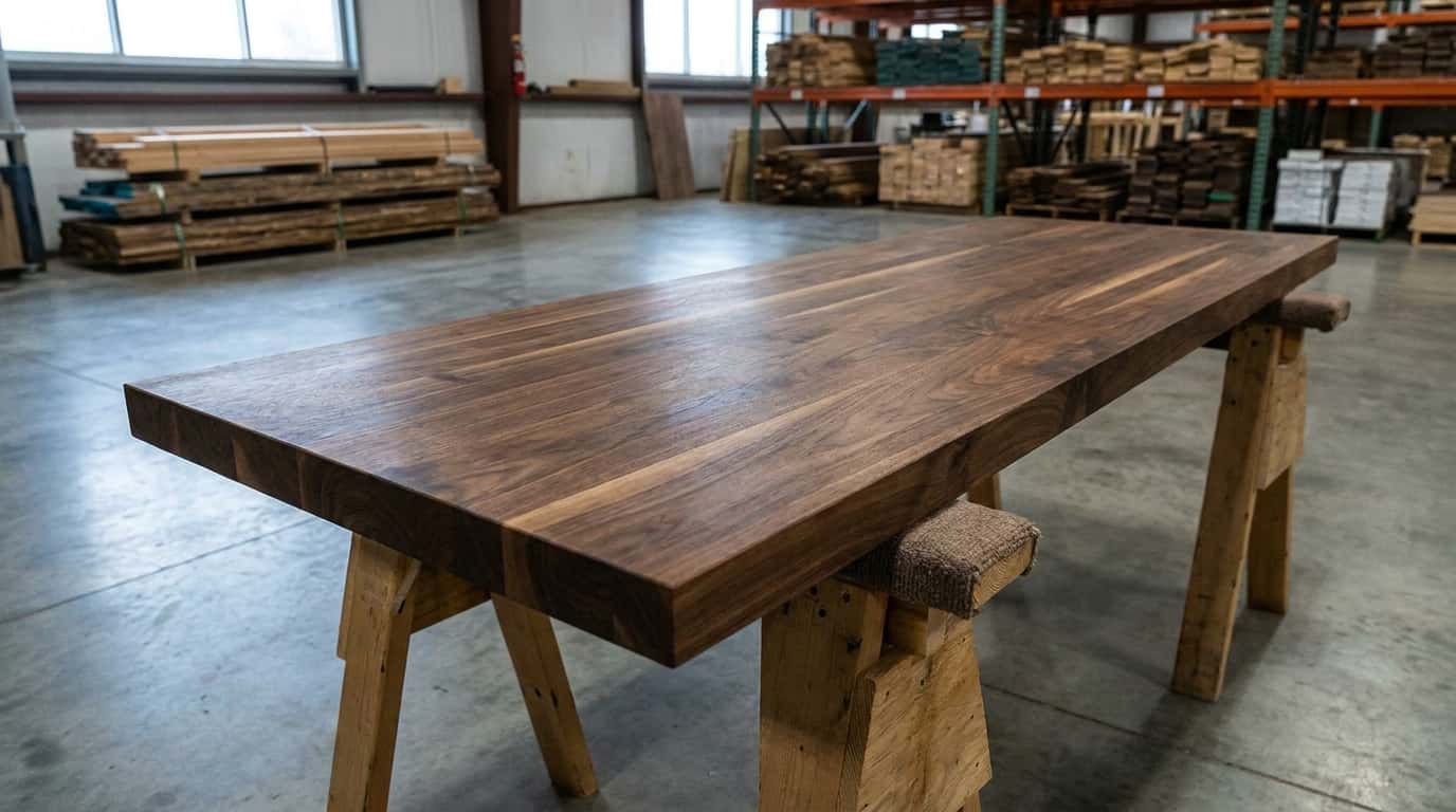 Walnut End-Grain Butcher Block, 6 ft view 1