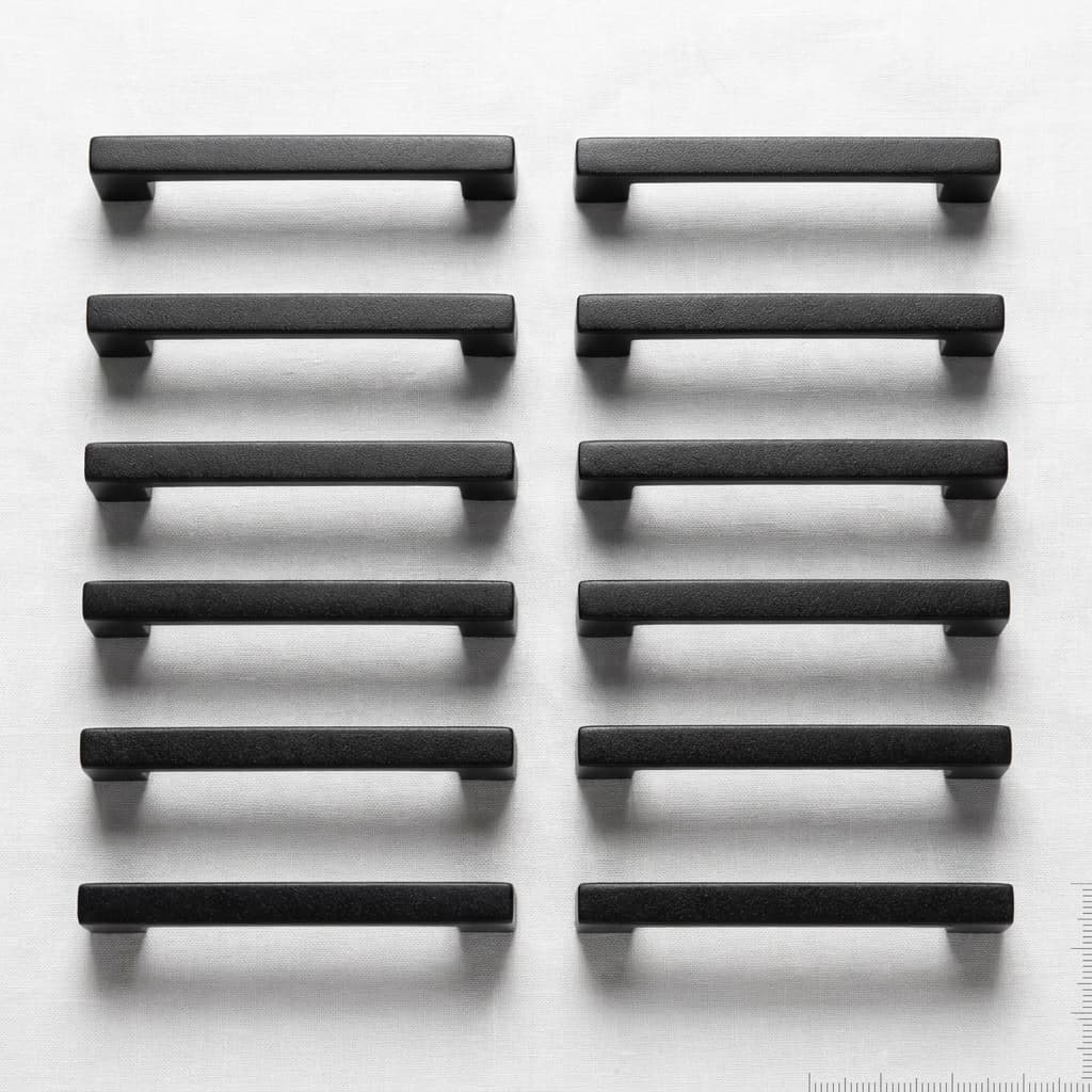 Matte Black Cabinet Pulls (10-pack)