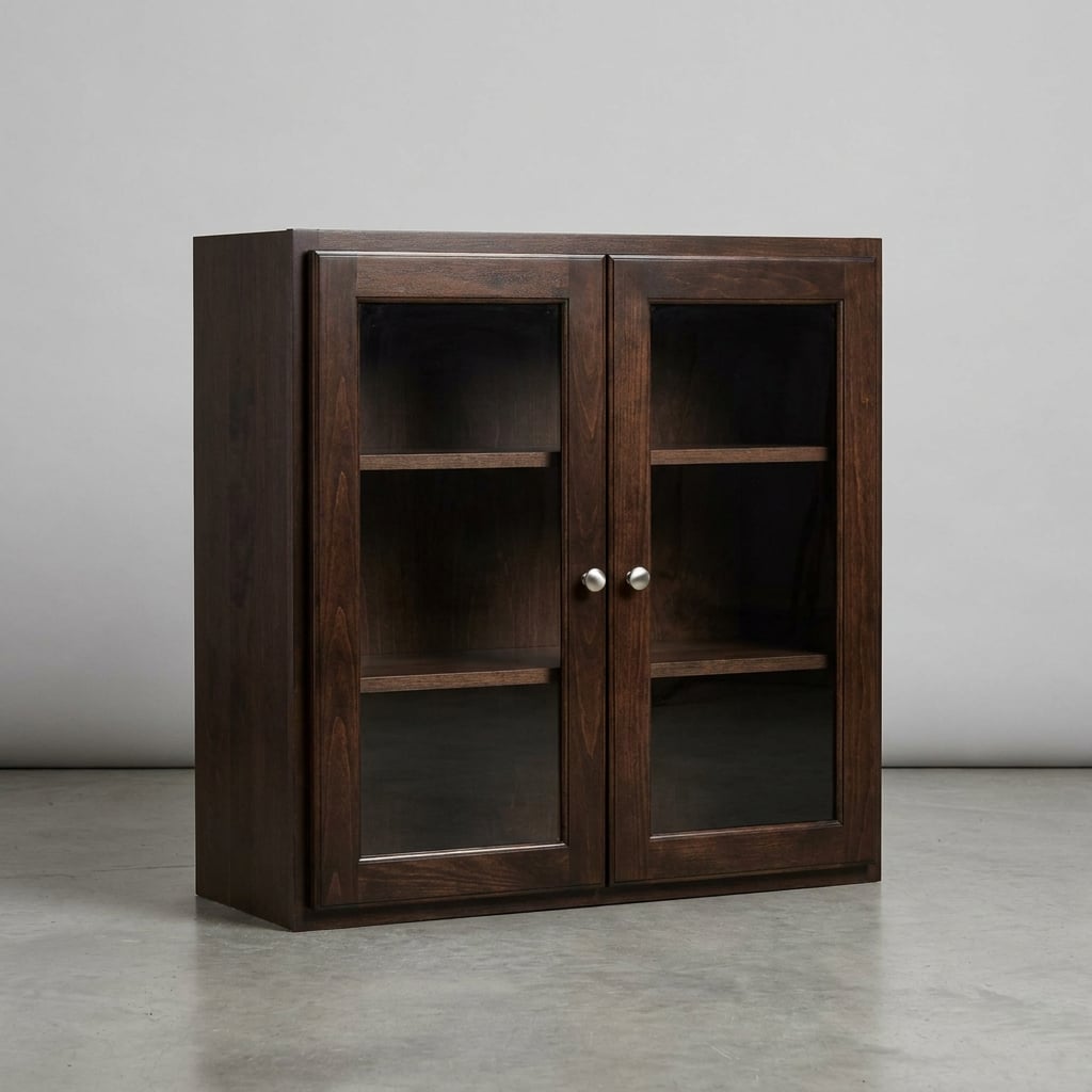 36" Espresso Wall Cabinet